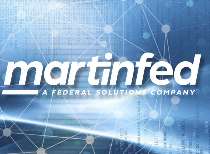 MartinFed logo on cyber background